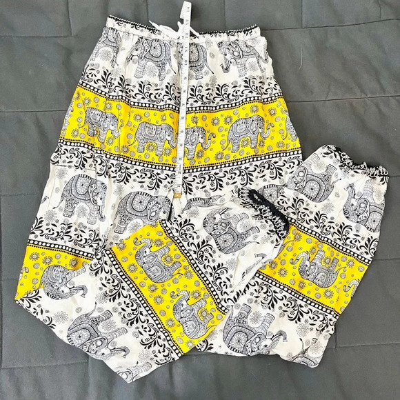 NWOT Elephant Pants sweatpants from Cambodia approx. Women's Size Small​ - Picture 8 of 9